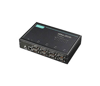 Moxa NPort 5650-8-DTL-T - 8-port desktop lite device server, 10/100M Ethernet, RS-232/422/485 DB9, 12-48VDC, -40-75  Degree C by MOXA